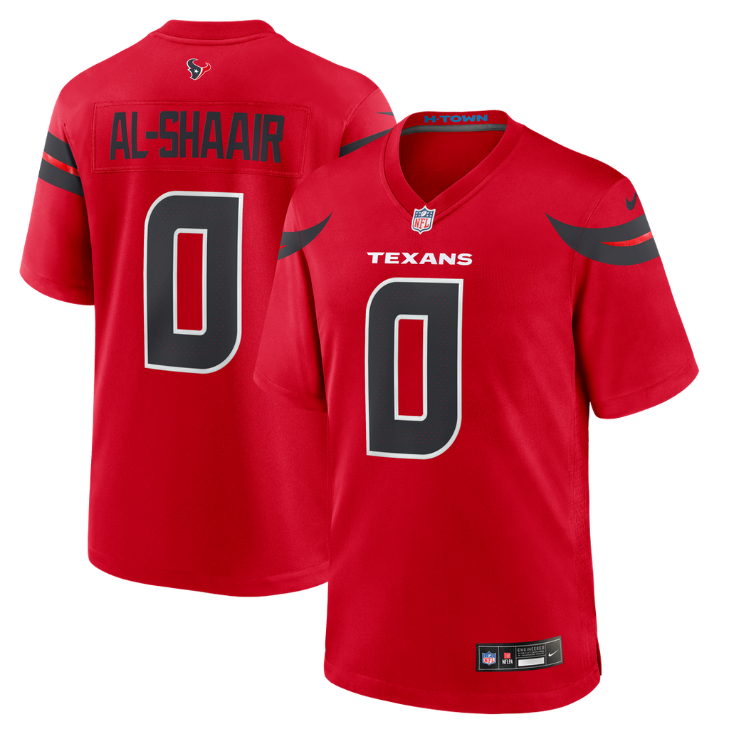 Azeez Al - Shaair Houston Texans Alternate Game Jersey - Red
