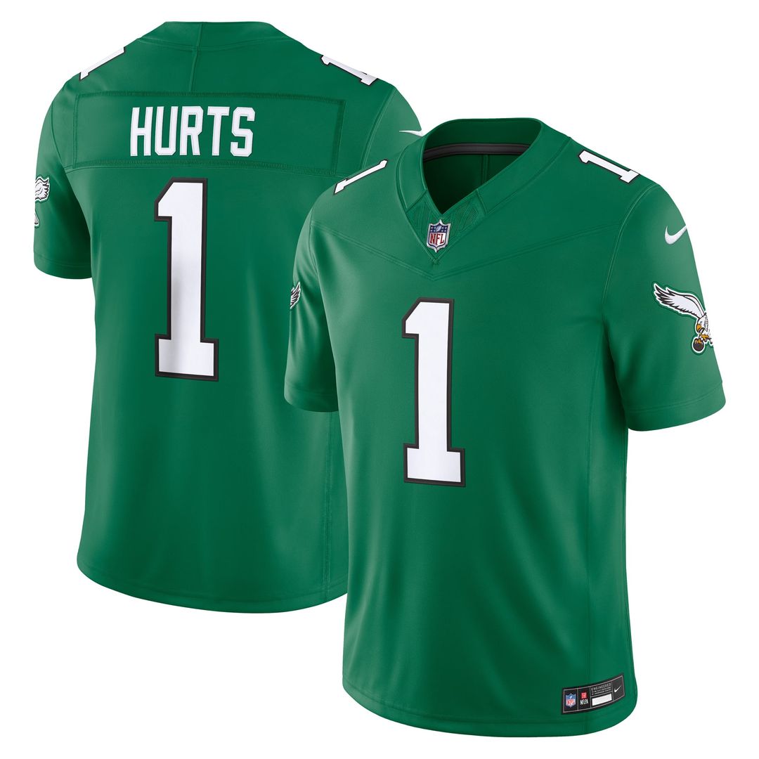 Jalen Hurts Philadelphia Eagles Vapor F.U.S.E. Stitched Limited Jersey - White