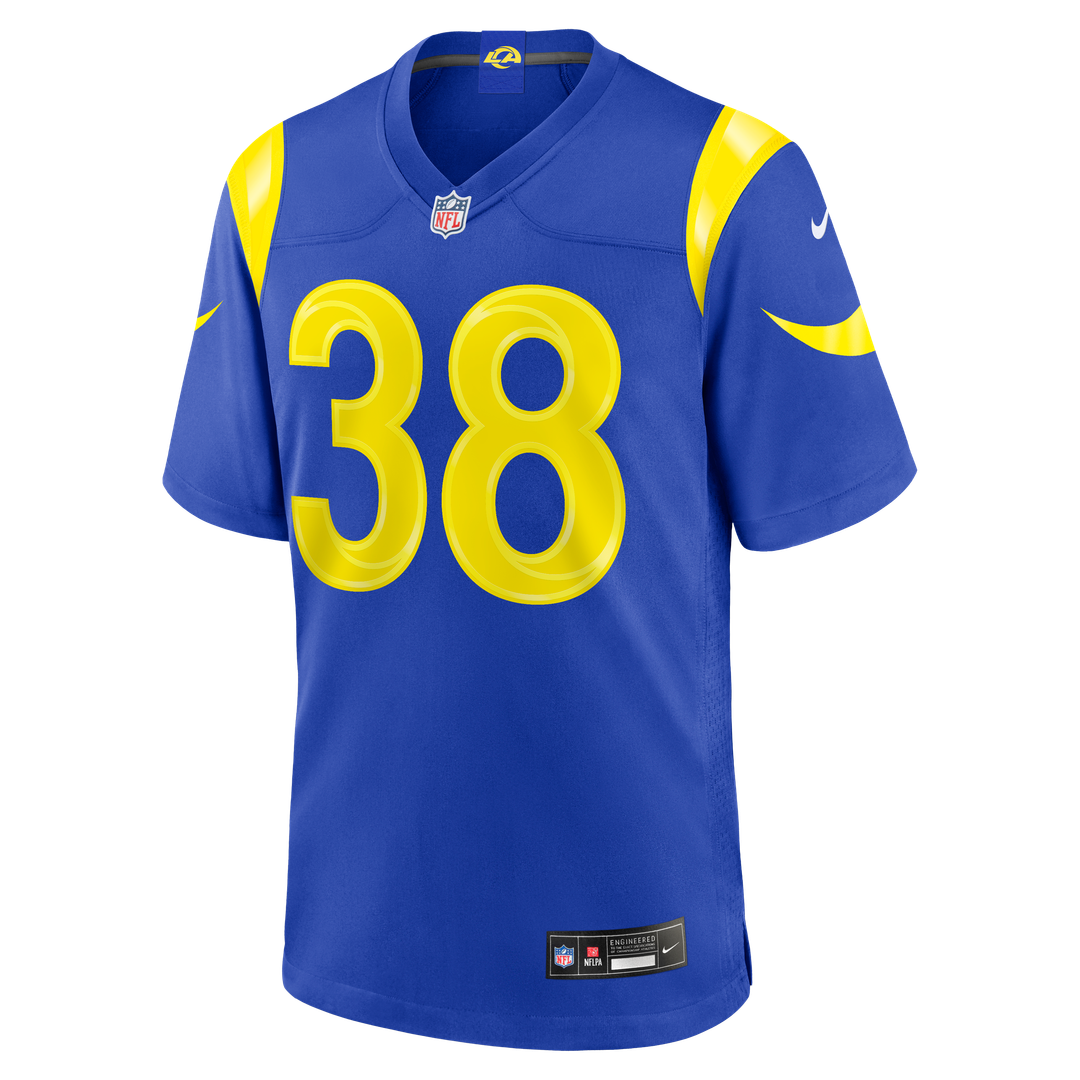 Dan Villari Los Angeles Rams Game Jersey - Royal