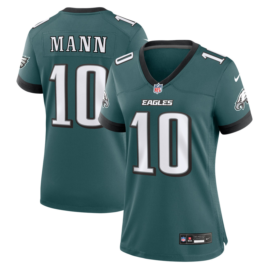 Braden Mann Philadelphia Eagles Women's Team Game Jersey - Midnight Green