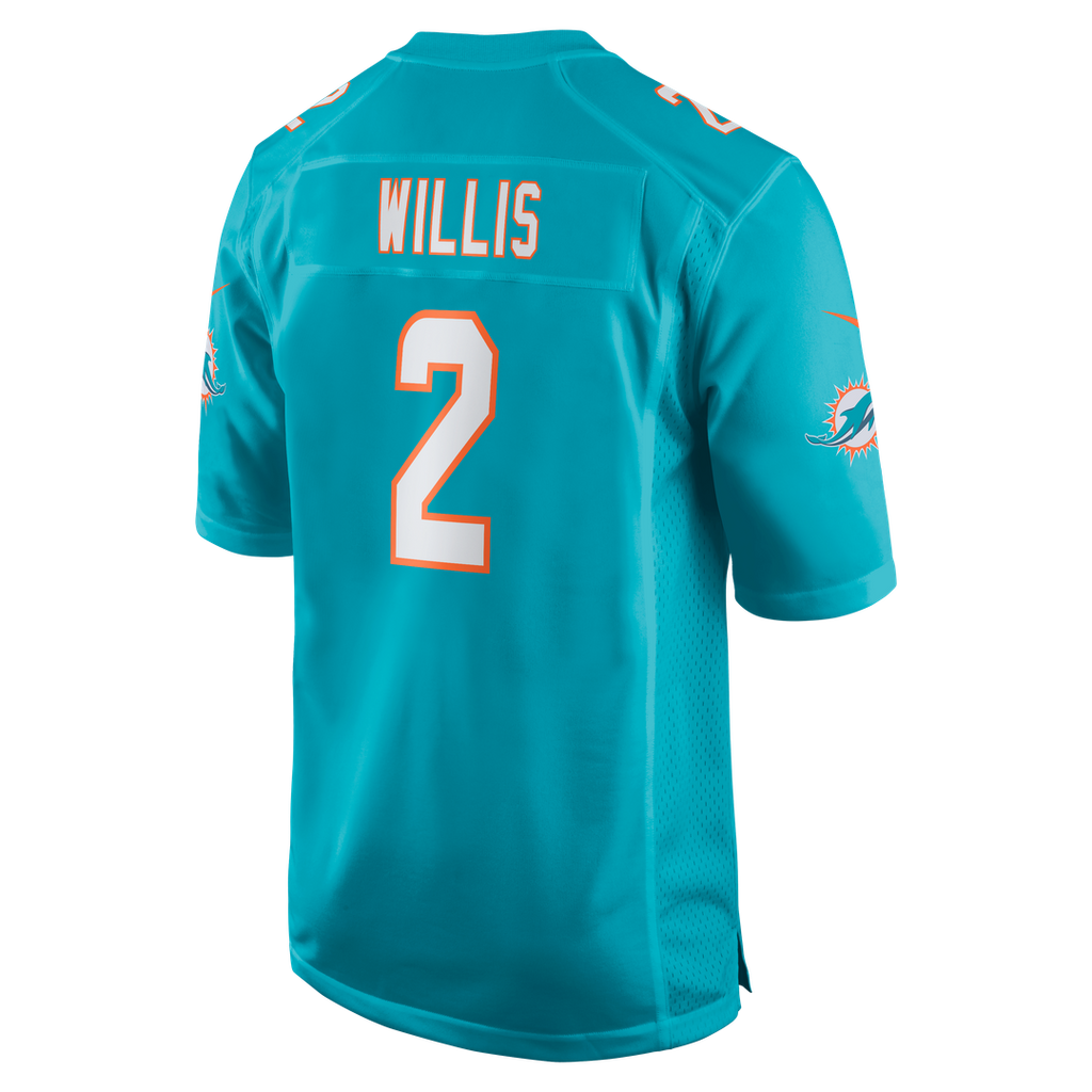 Malik Willis Miami Dolphins Youth Game Jersey - Teal