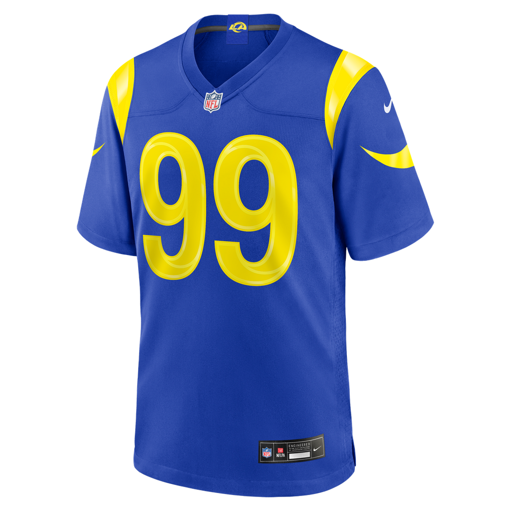 Aaron Donald Los Angeles Rams Game Jersey - Royal