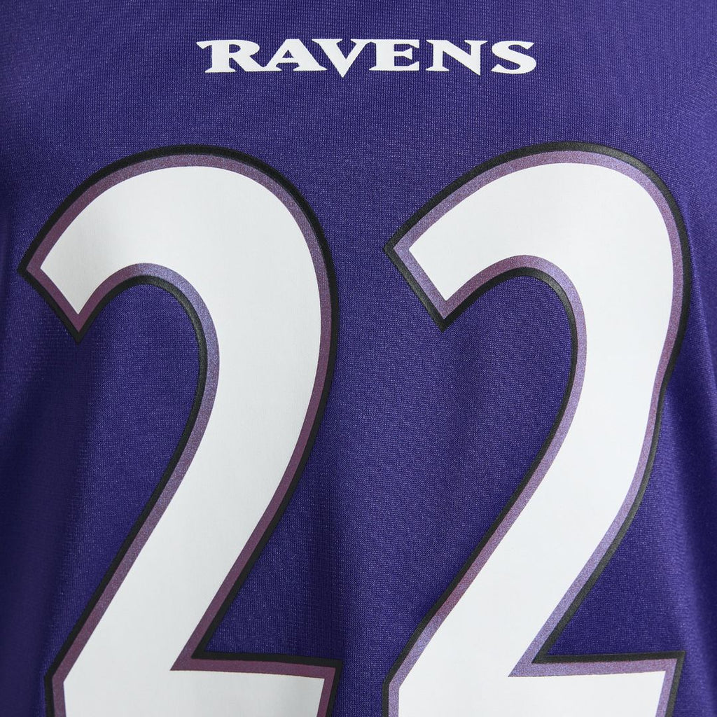 Derrick Henry Baltimore Ravens Women's Team Game Jersey - Purple