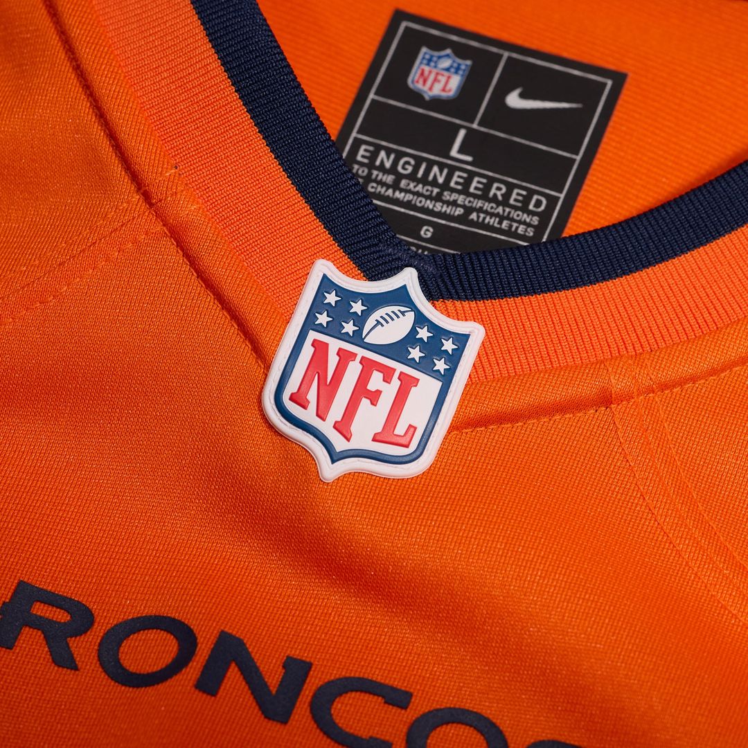 Brandon Jones Denver Broncos Team Game Jersey - Orange