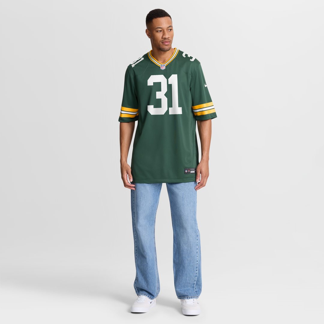 Jim Taylor Green Bay Packers Game Retired Player Jersey - Green