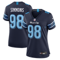 Jeffery Simmons Tennessee Titans Women's 2026 Rivalries Collection Game Jersey - Navy