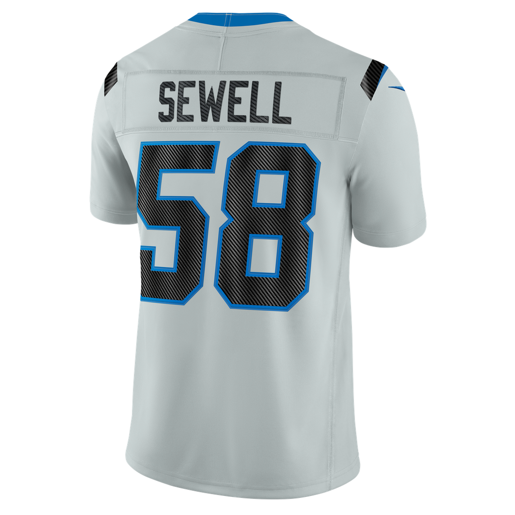 Penei Sewell Detroit Lions 2026 Rivalries Collection Stitched Limited Jersey - Silver