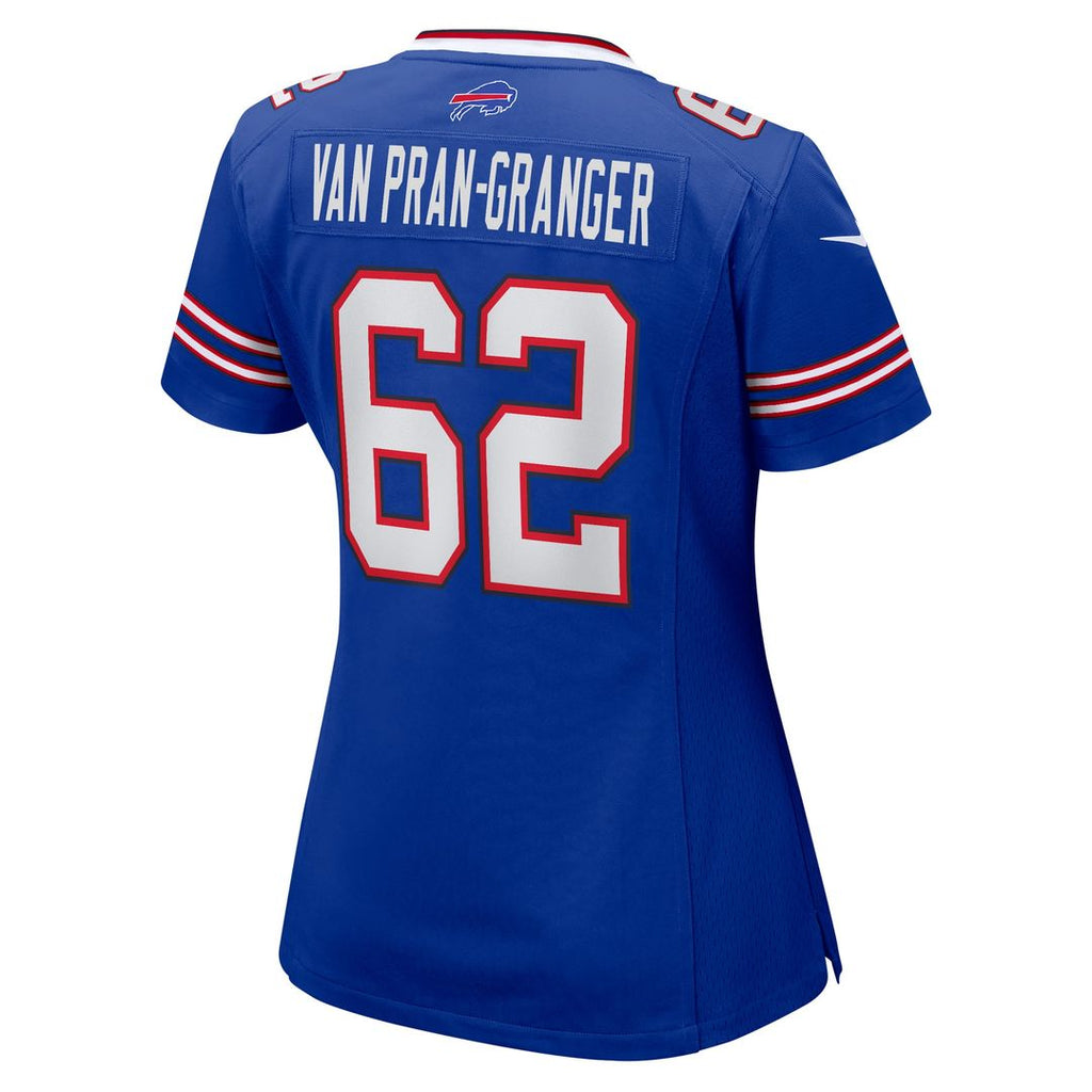 Sedrick Van Pran - Granger Buffalo Bills Women's Game Jersey - Royal