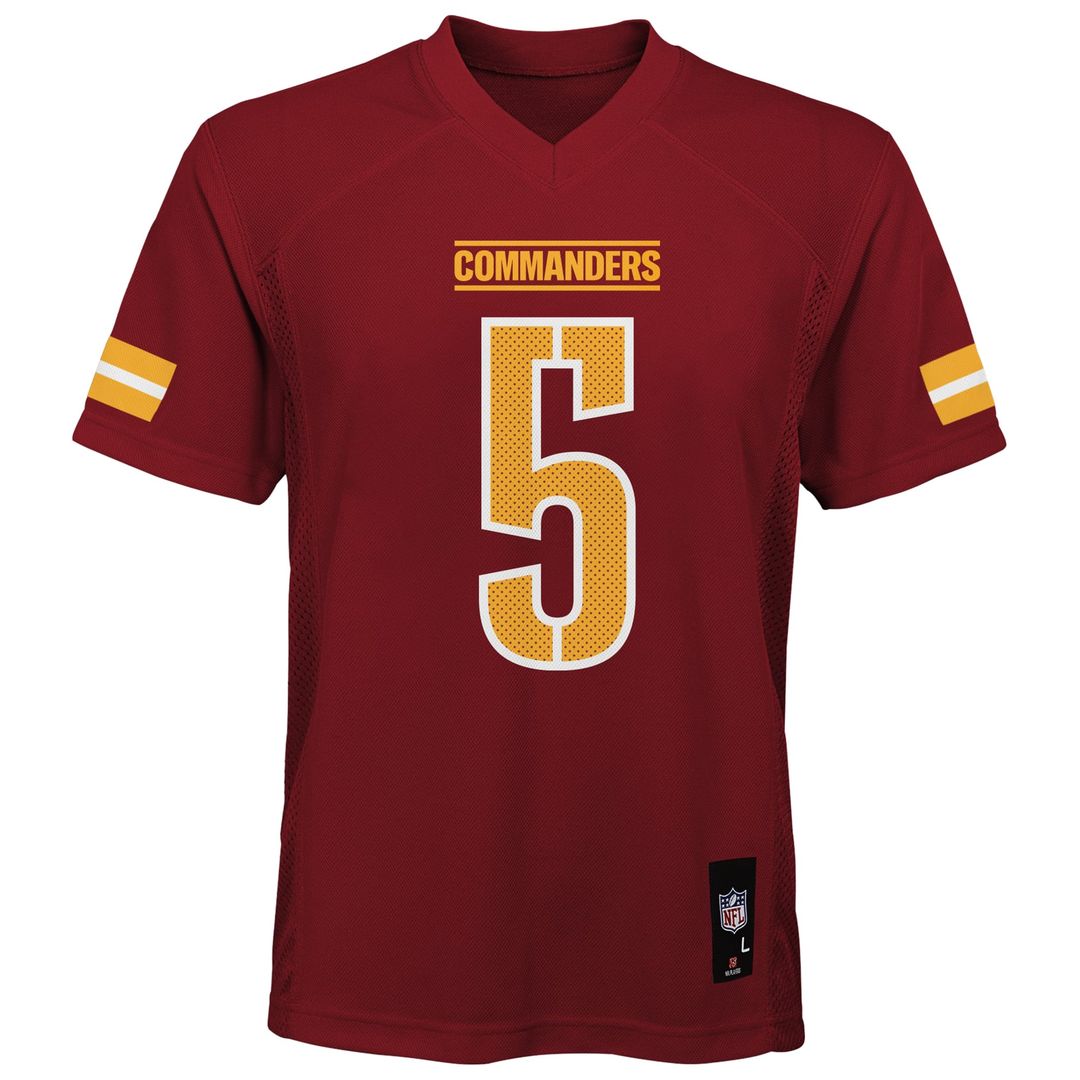 Jayden Daniels Washington Commanders Youth Replica Jersey - Burgundy