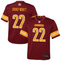 Jacory Croskey - Merritt Washington Commanders Youth Team Game Jersey - Burgundy