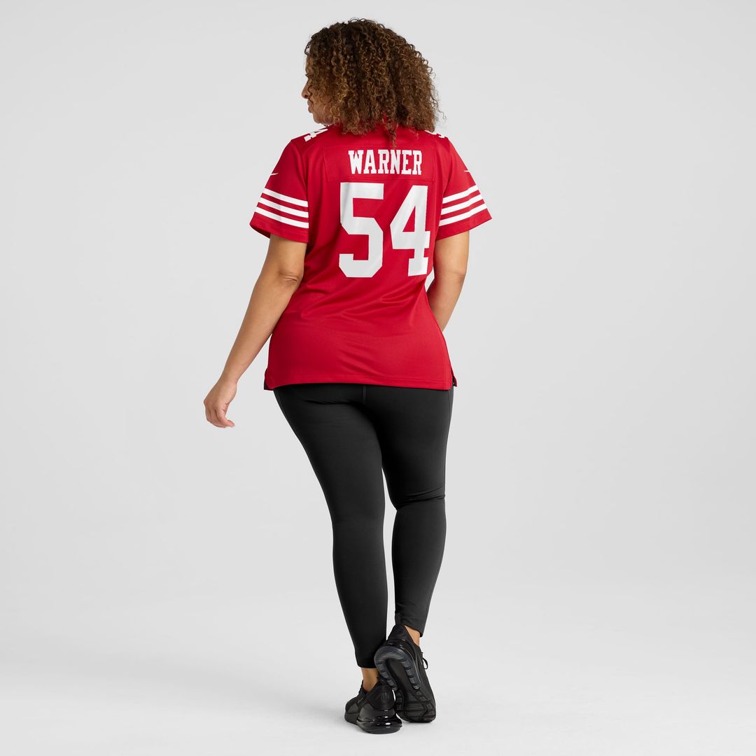 Fred Warner San Francisco 49ers Women's Player Jersey - Scarlet