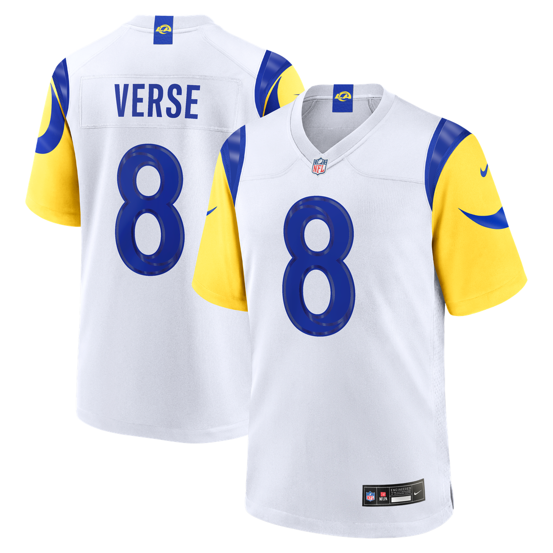 Jared Verse Los Angeles Rams White Game Player Jersey - White