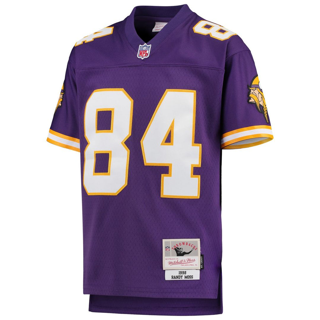 Randy Moss Minnesota Vikings Youth 1998 Legacy Retired Player Jersey - Purple