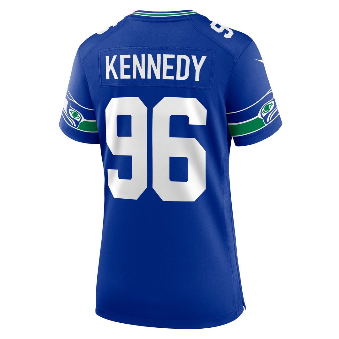 Cortez Kennedy Seattle Seahawks Women's Throwback Player Game Jersey - Royal