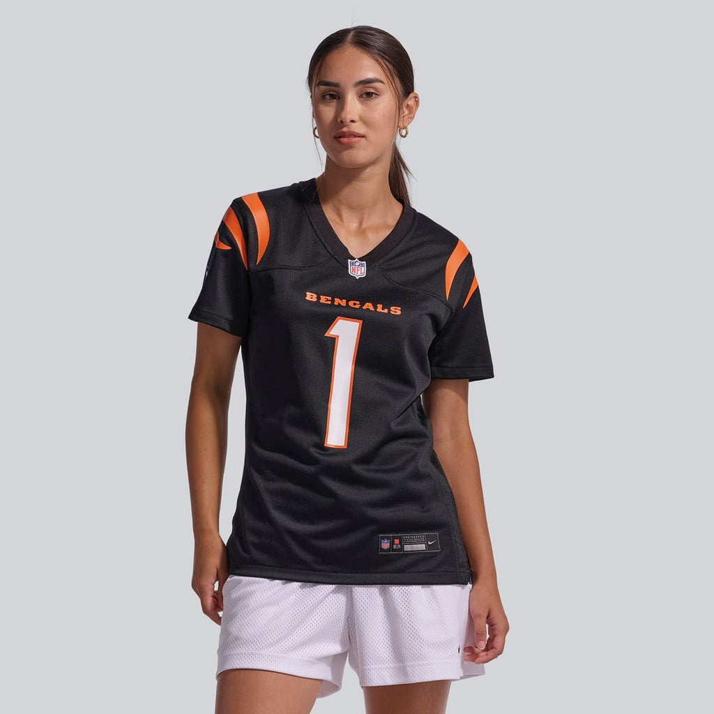 Ja'Marr Chase Cincinnati Bengals Women's Game Jersey - Black