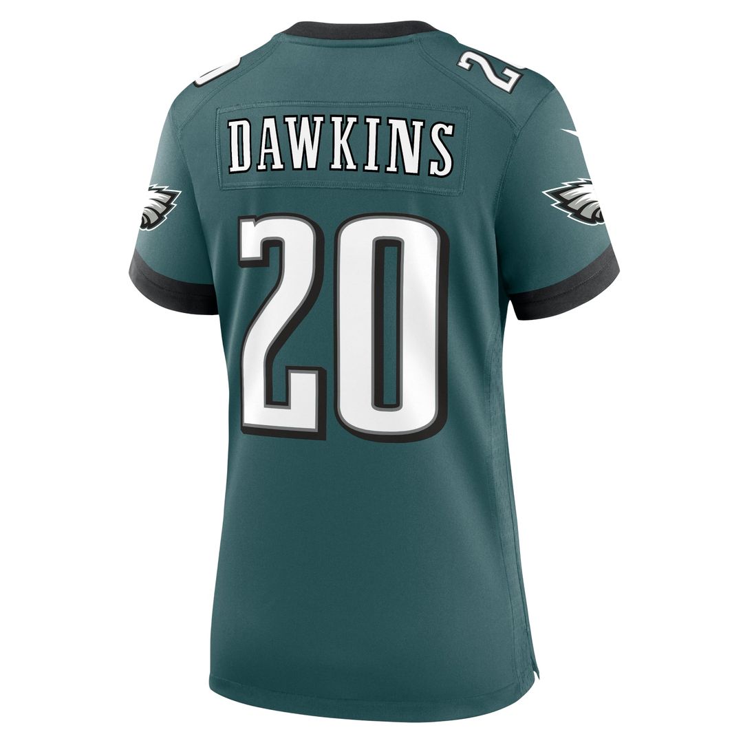Brian Dawkins Philadelphia Eagles Women's Alternate Game Jersey - Black