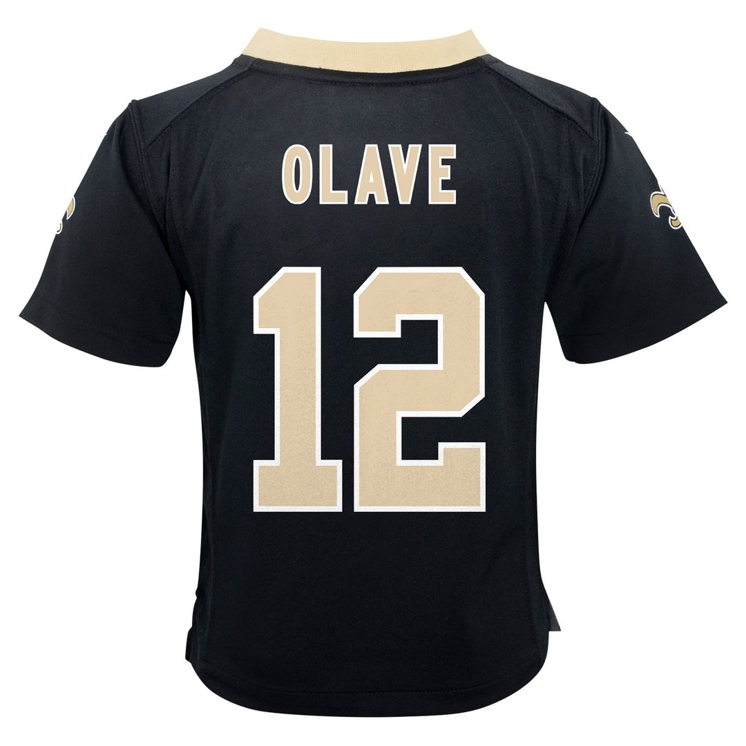 Chris Olave New Orleans Saints Toddler Game Jersey - Black