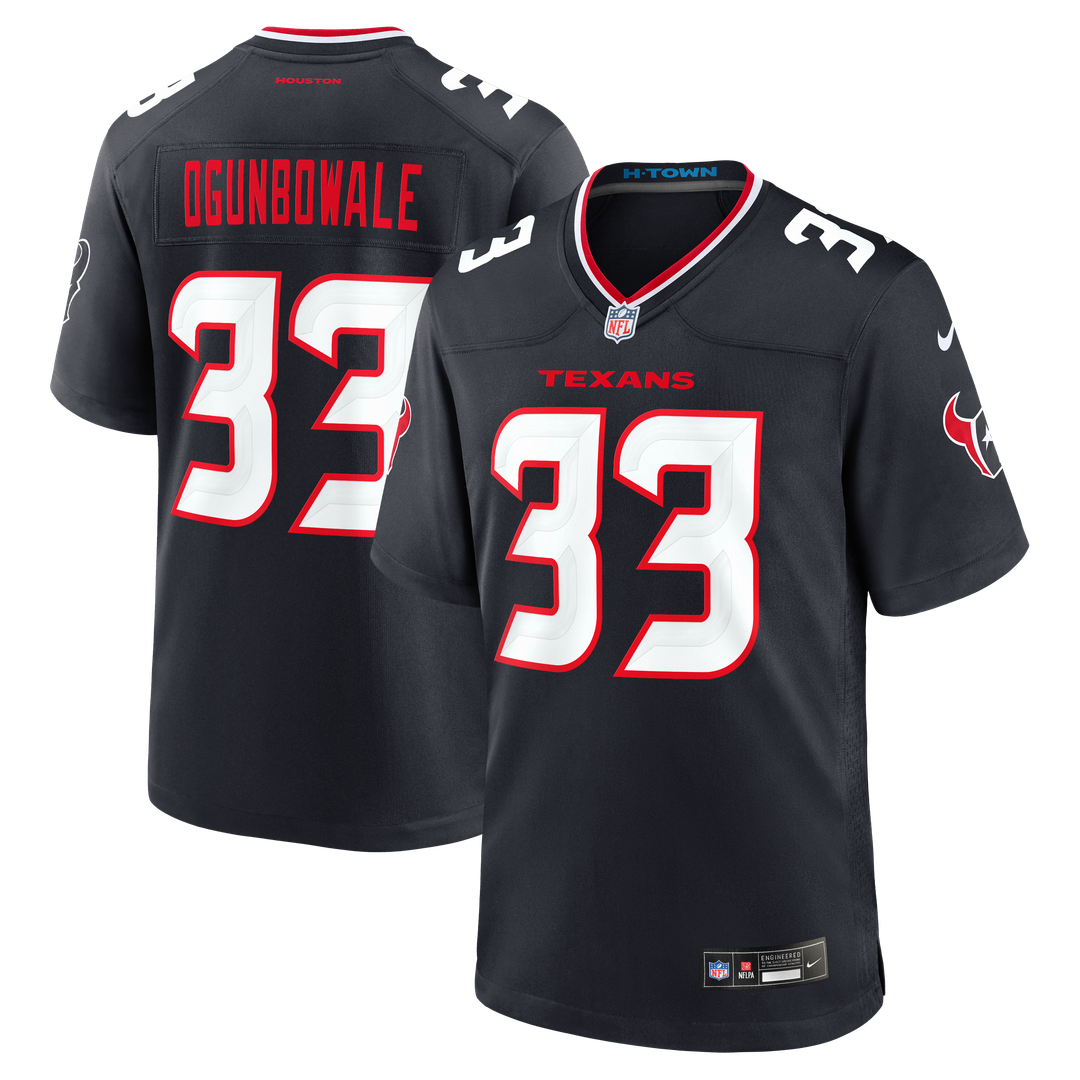 Dare Ogunbowale Houston Texans Team Game Jersey - Navy