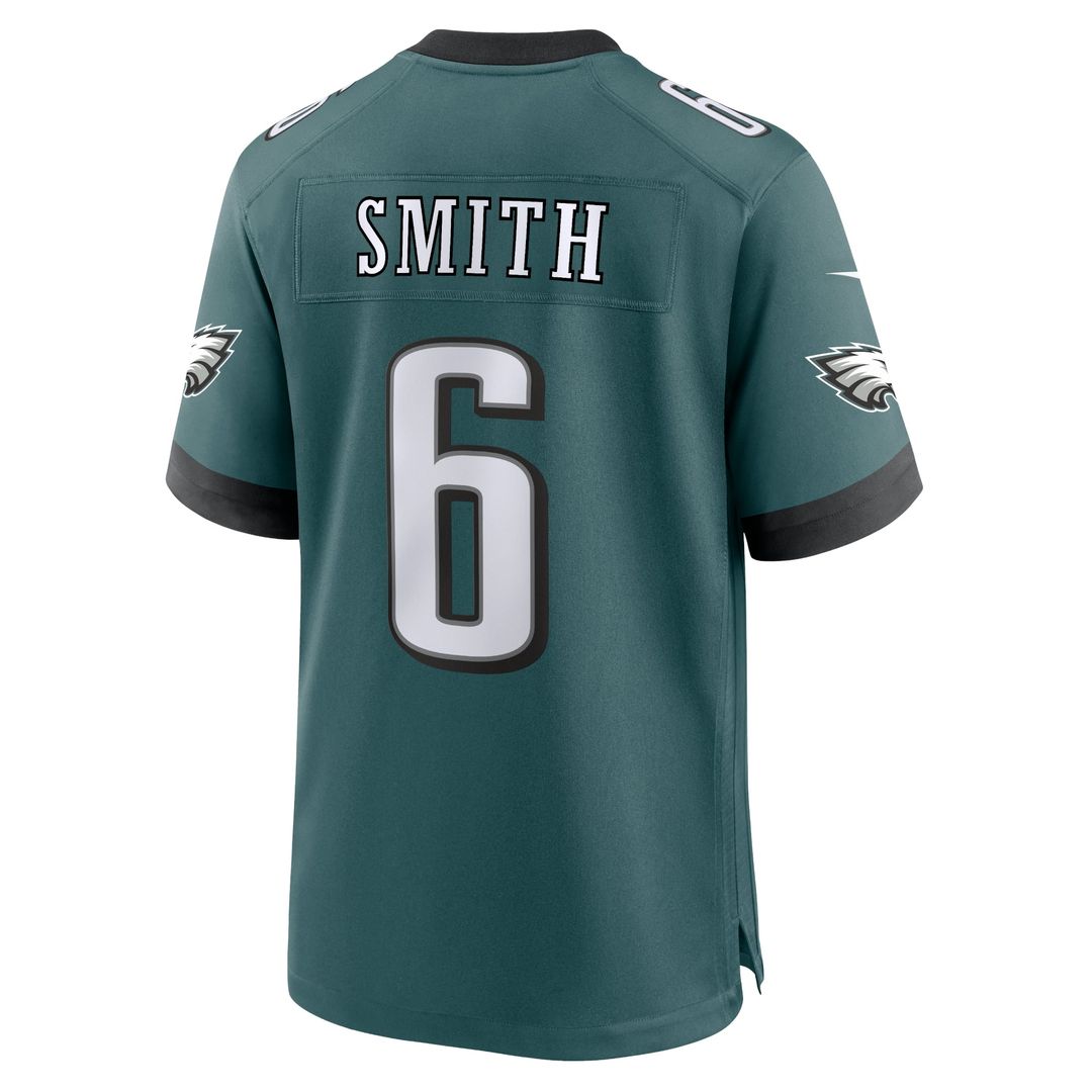 DeVonta Smith Philadelphia Eagles Player Game Jersey - Midnight Green