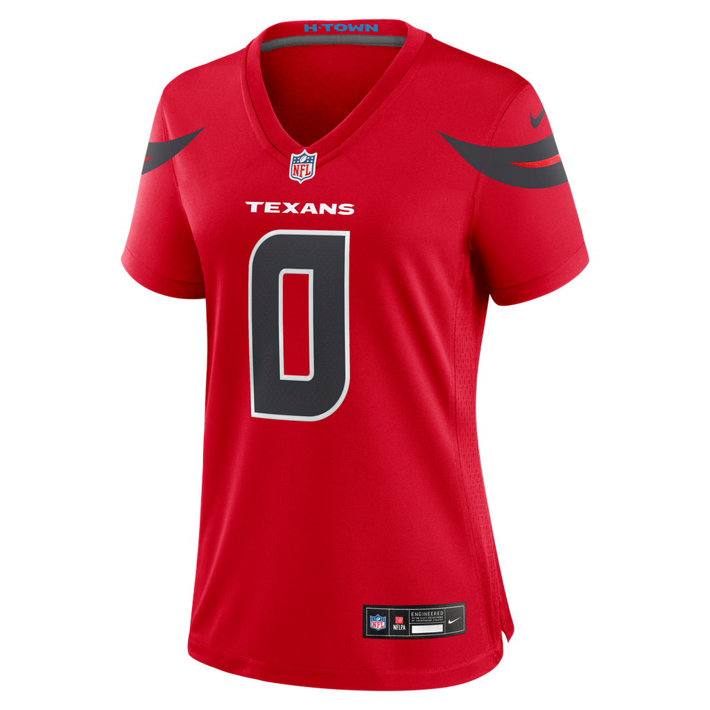 Azeez Al - Shaair Houston Texans Women's Alternate Game Jersey - Red