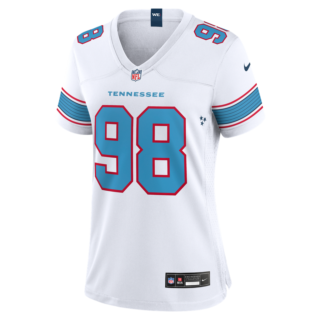 Jeffery Simmons Tennessee Titans Women's Game Jersey - Light Blue