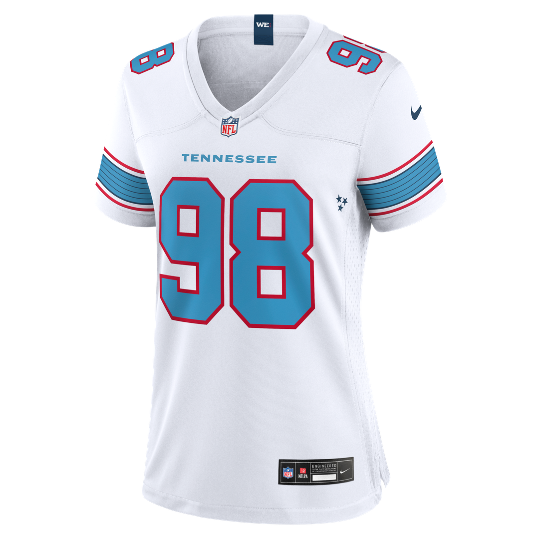 Jeffery Simmons Tennessee Titans Women's Game Jersey - Light Blue