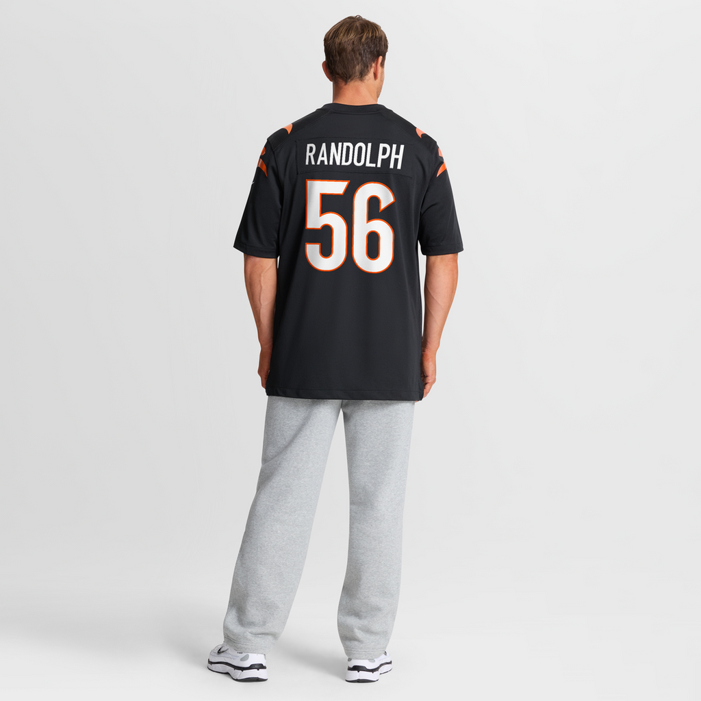 Garmon Randolph Cincinnati Bengals Team Game Jersey - Black