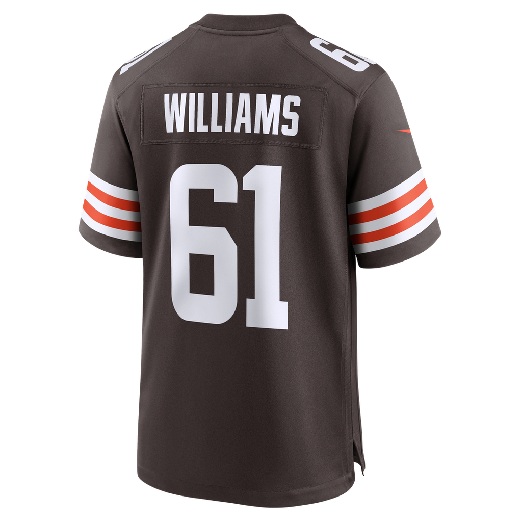 Chris Williams Cleveland Browns Team Game Jersey - Brown