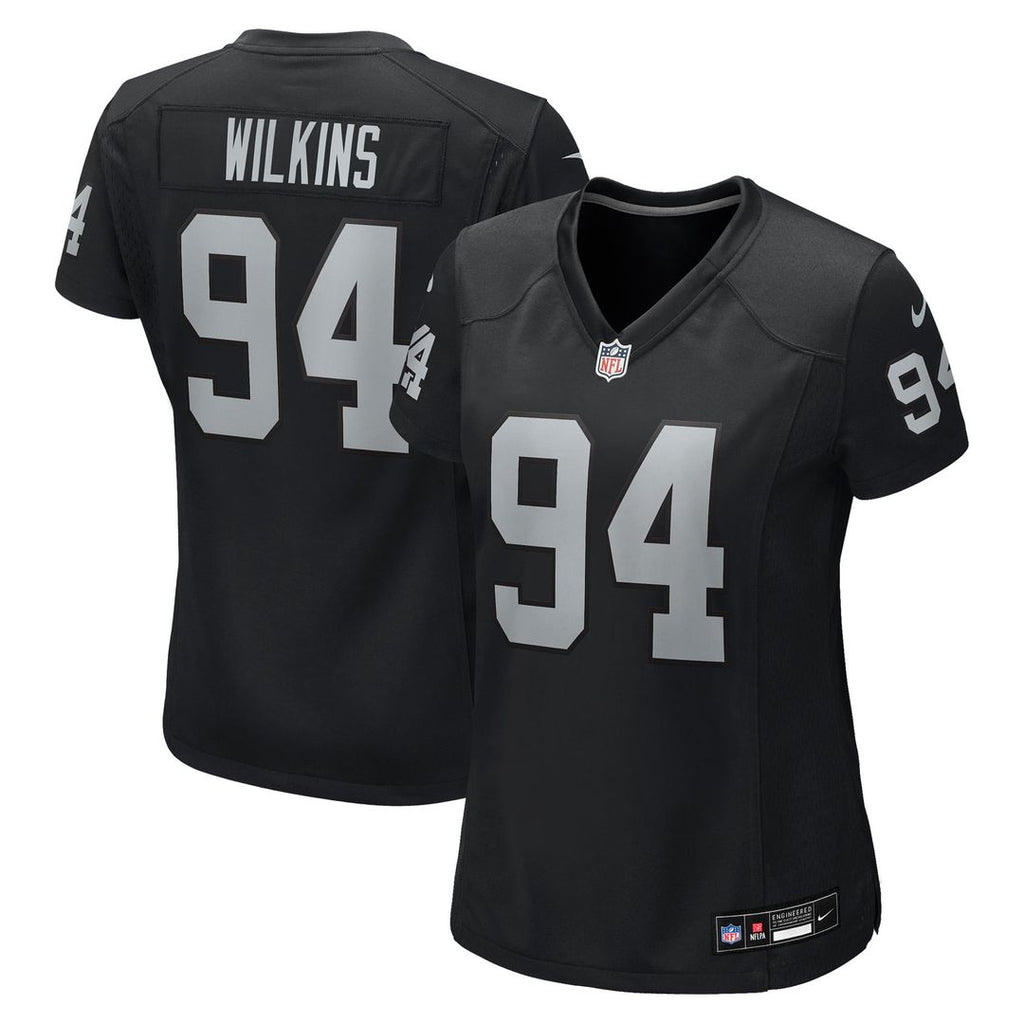 Christian Wilkins Las Vegas Raiders Women's Team Game Jersey - Black