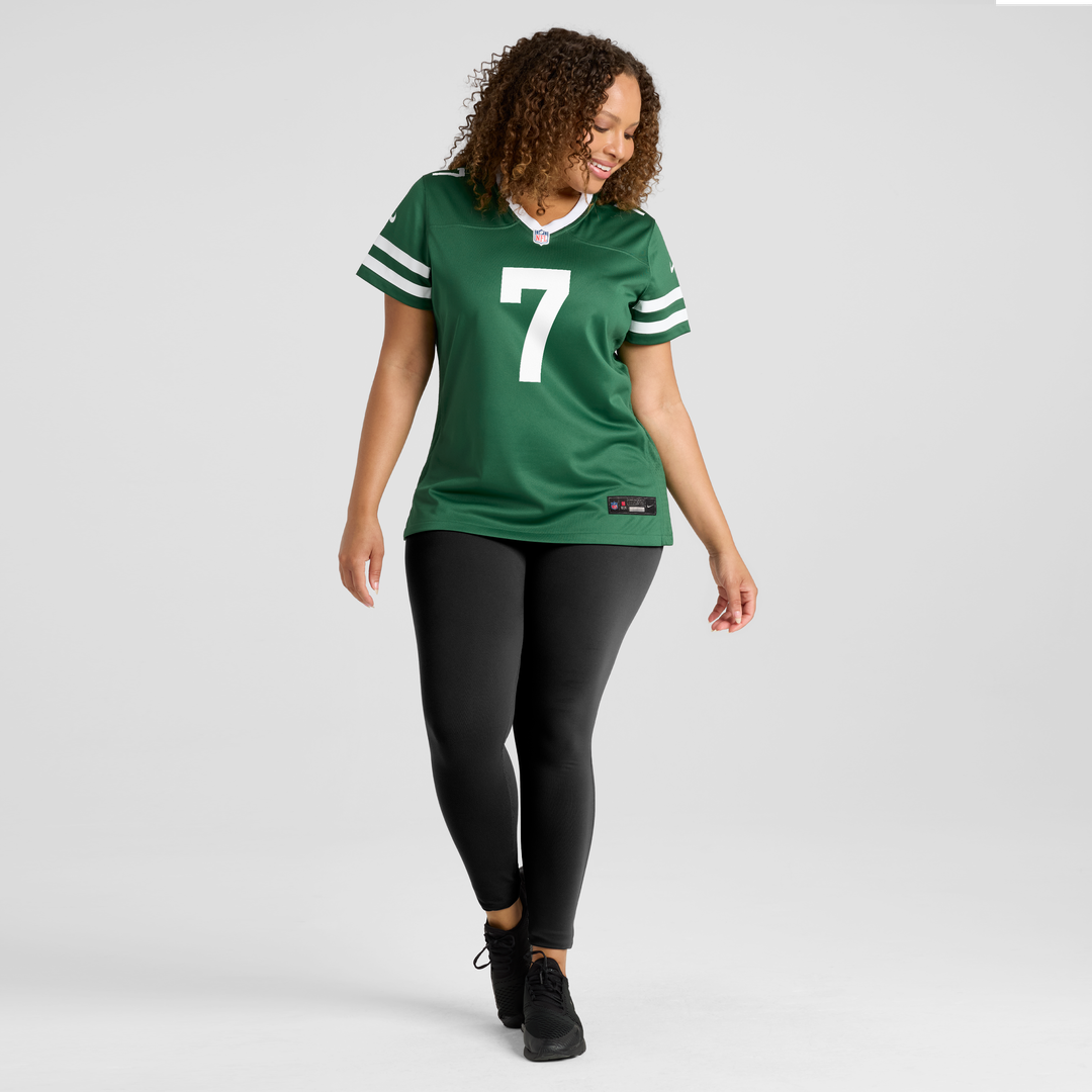 Geno Smith New York Jets Women's Game Jersey - Legacy Green