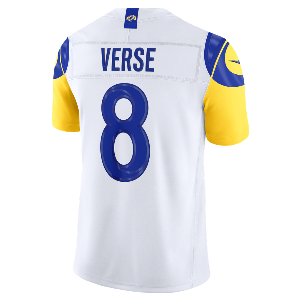Jared Verse Los Angeles Rams Vapor F.U.S.E. Stitched Limited Jersey - White