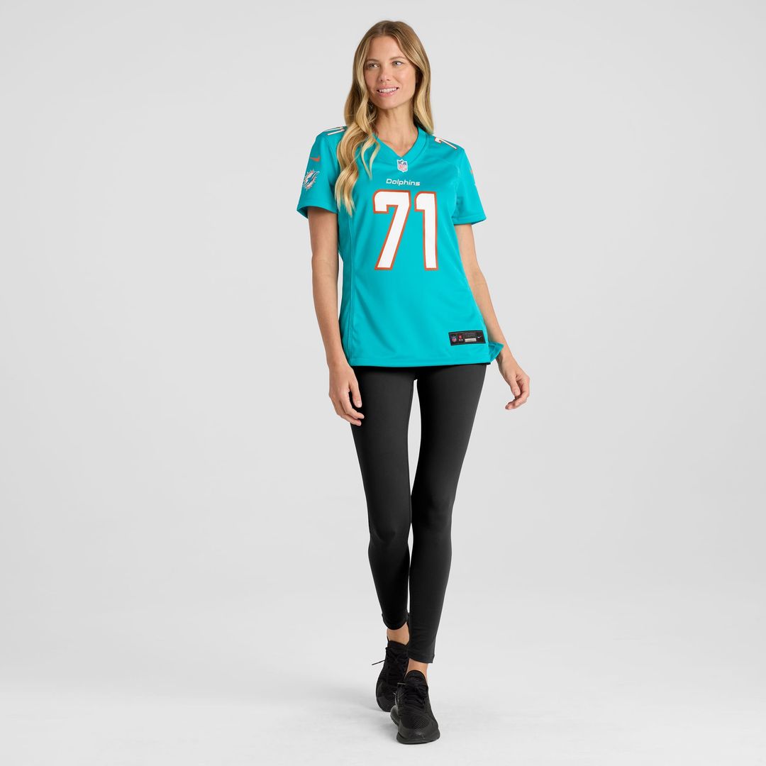 Kion Smith Miami Dolphins Women's Game Jersey - Aqua