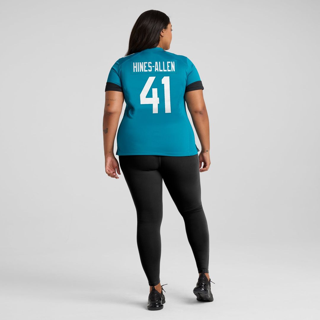 Josh Hines - Allen Jacksonville Jaguars Women's Alternate Player Game Jersey - Black