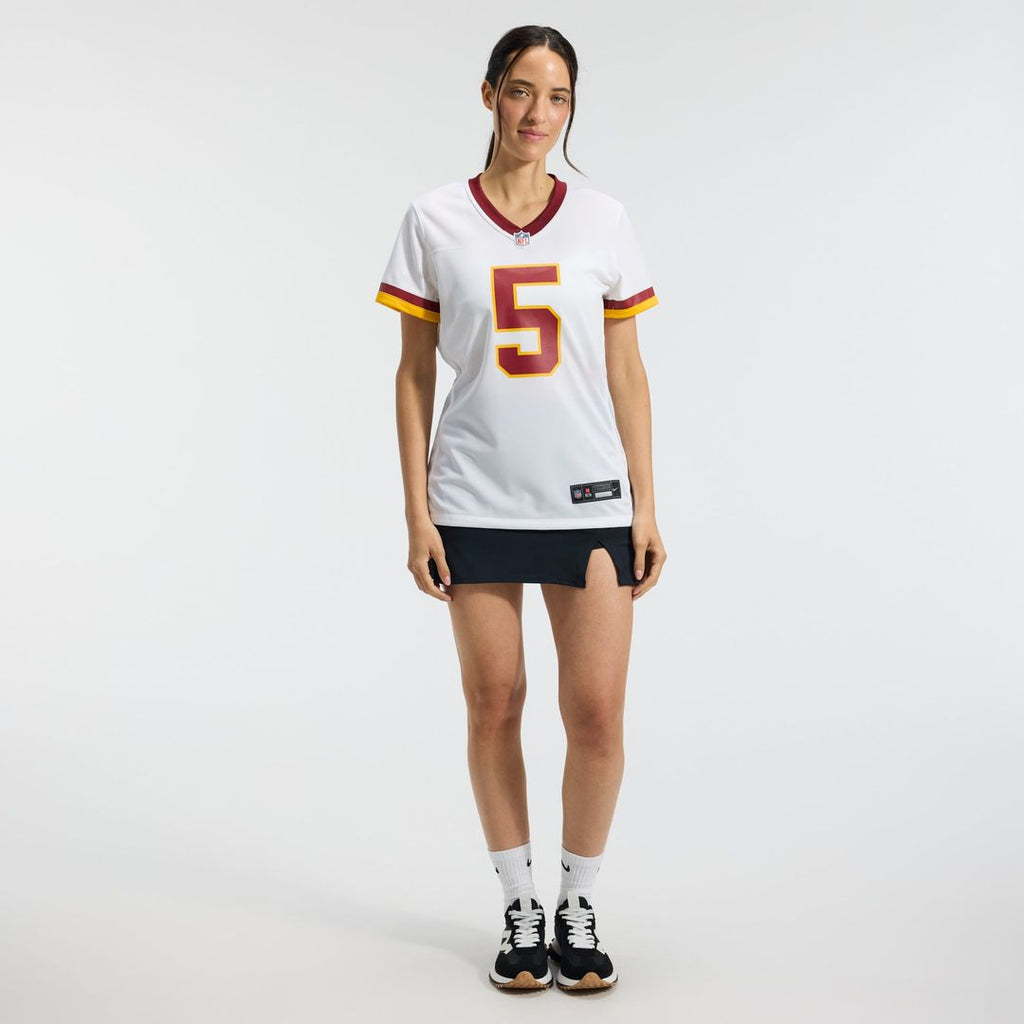 Jayden Daniels Washington Commanders Women's Hail Raiser Alternate Game Jersey - Black