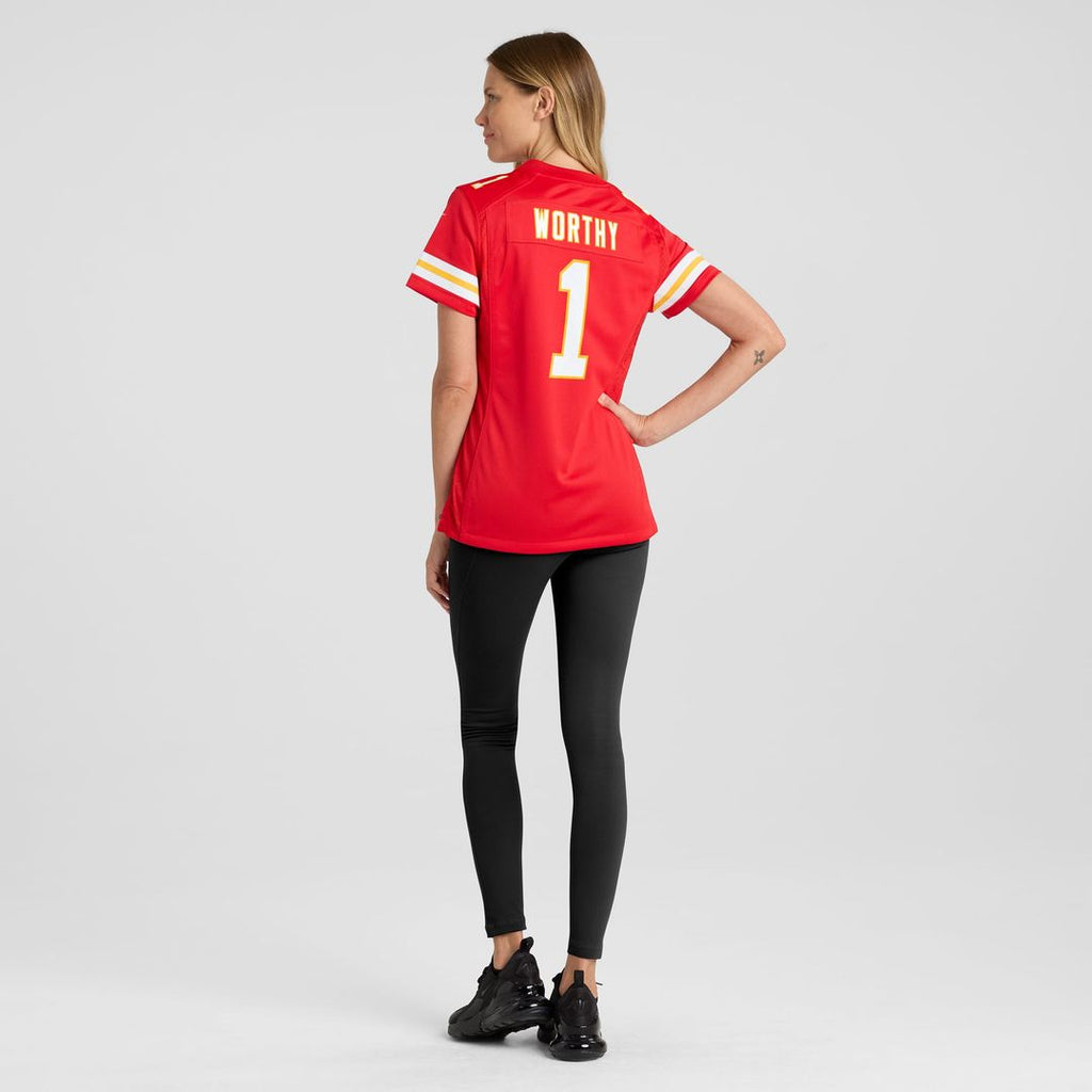 Xavier Worthy Kansas City Chiefs Women's Game Jersey - Red