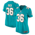 Storm Duck Miami Dolphins Women's Game Jersey - Aqua