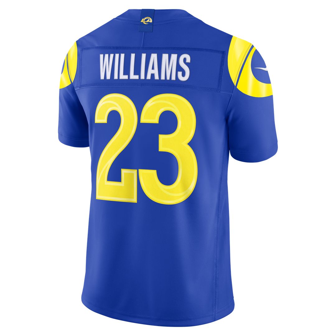 Kyren Williams Los Angeles Rams Team Vapor F.U.S.E. Stitched Limited Jersey - Royal