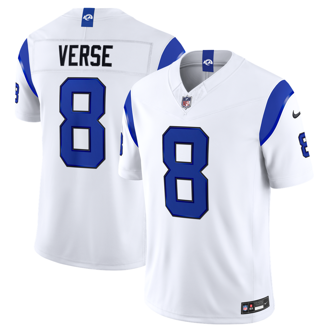 Jared Verse Los Angeles Rams Alternate Fearsome White Vapor F.U.S.E. Stitched Limited Jersey - White