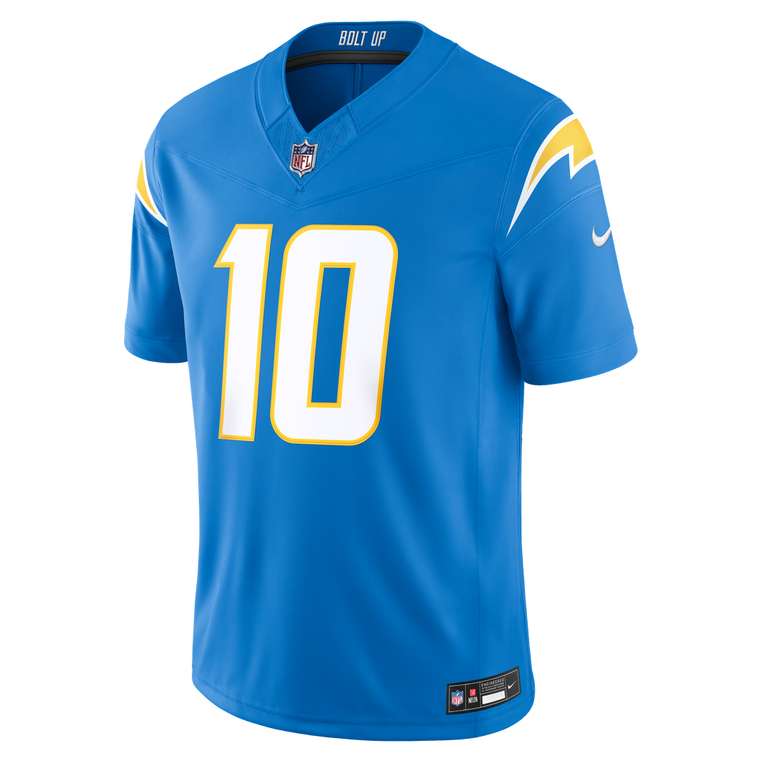 Justin Herbert Los Angeles Chargers Alternate Super Chargers Vapor F.U.S.E. Stitched Limited Jersey - Navy