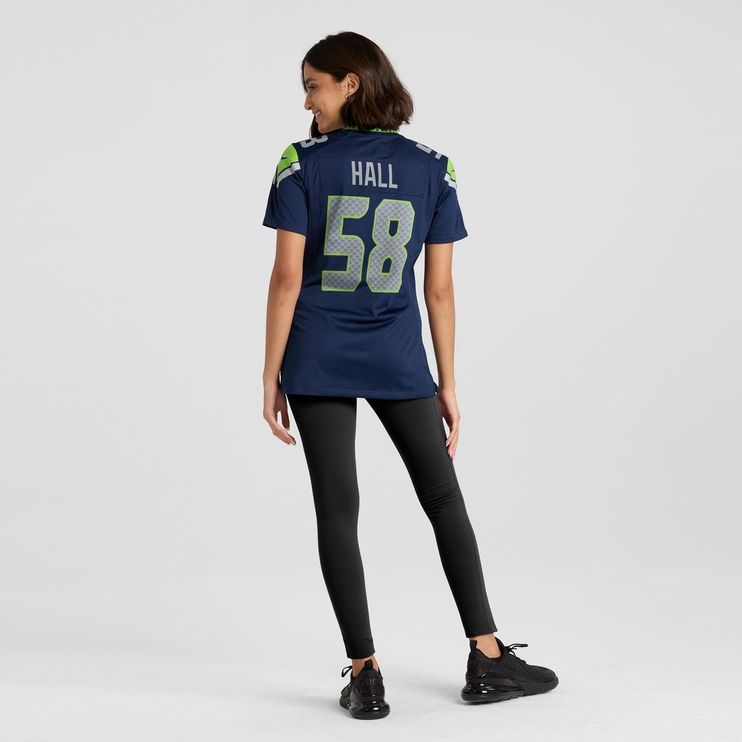 Derick Hall Seattle Seahawks Women's Team Game Jersey - College College Navy