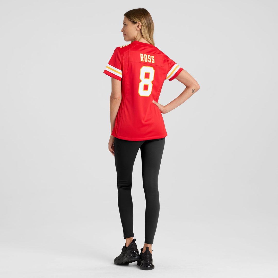 Justyn Ross Kansas City Chiefs Women's Home Game Player Jersey - Red