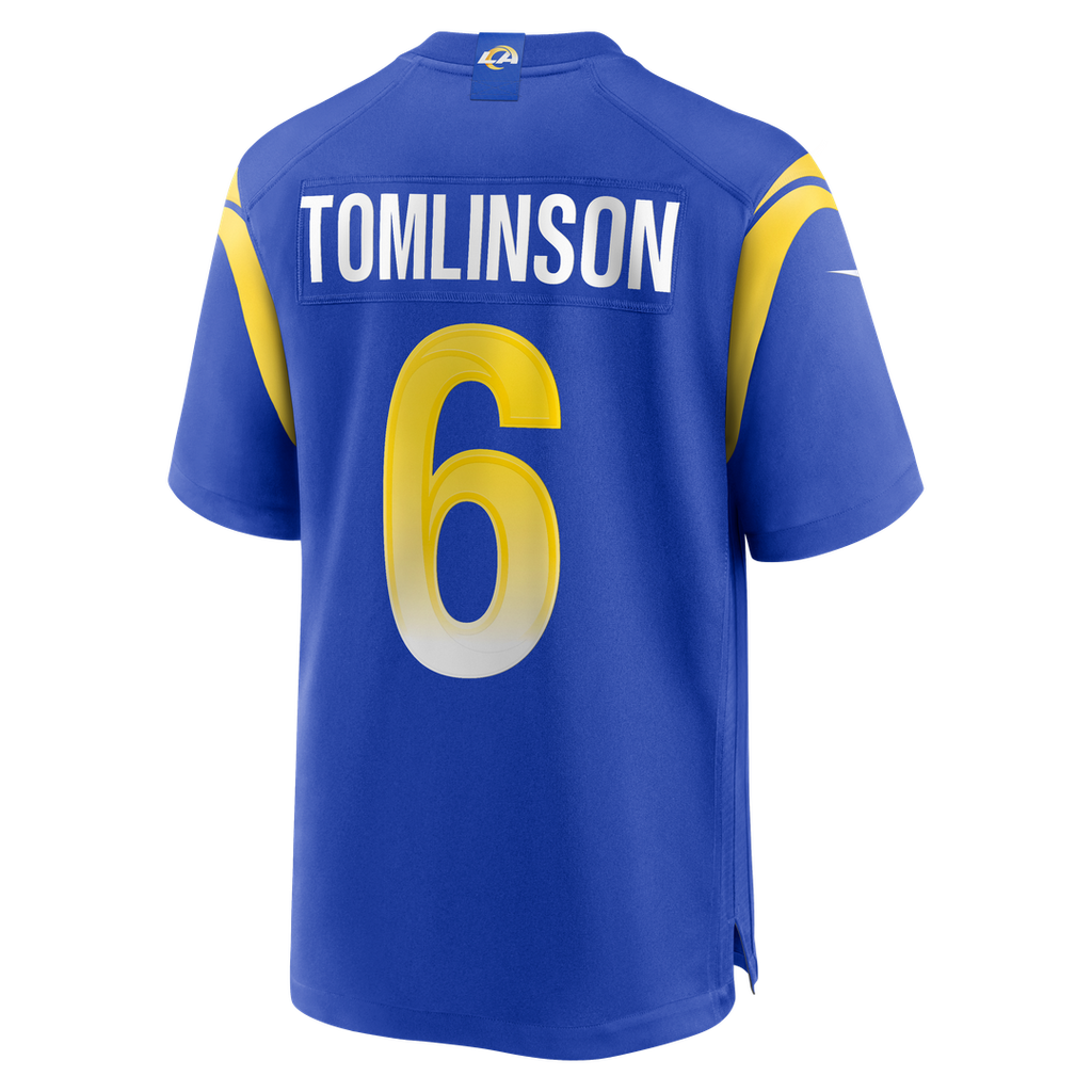Tre'Vius Hodges - Tomlinson Los Angeles Rams Team Game Jersey - Royal