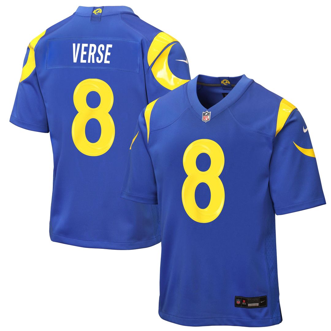 Jared Verse Los Angeles Rams Youth Game Jersey - Royal