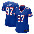 Greg Gaines Buffalo Bills Women's Team Game Jersey - Royal