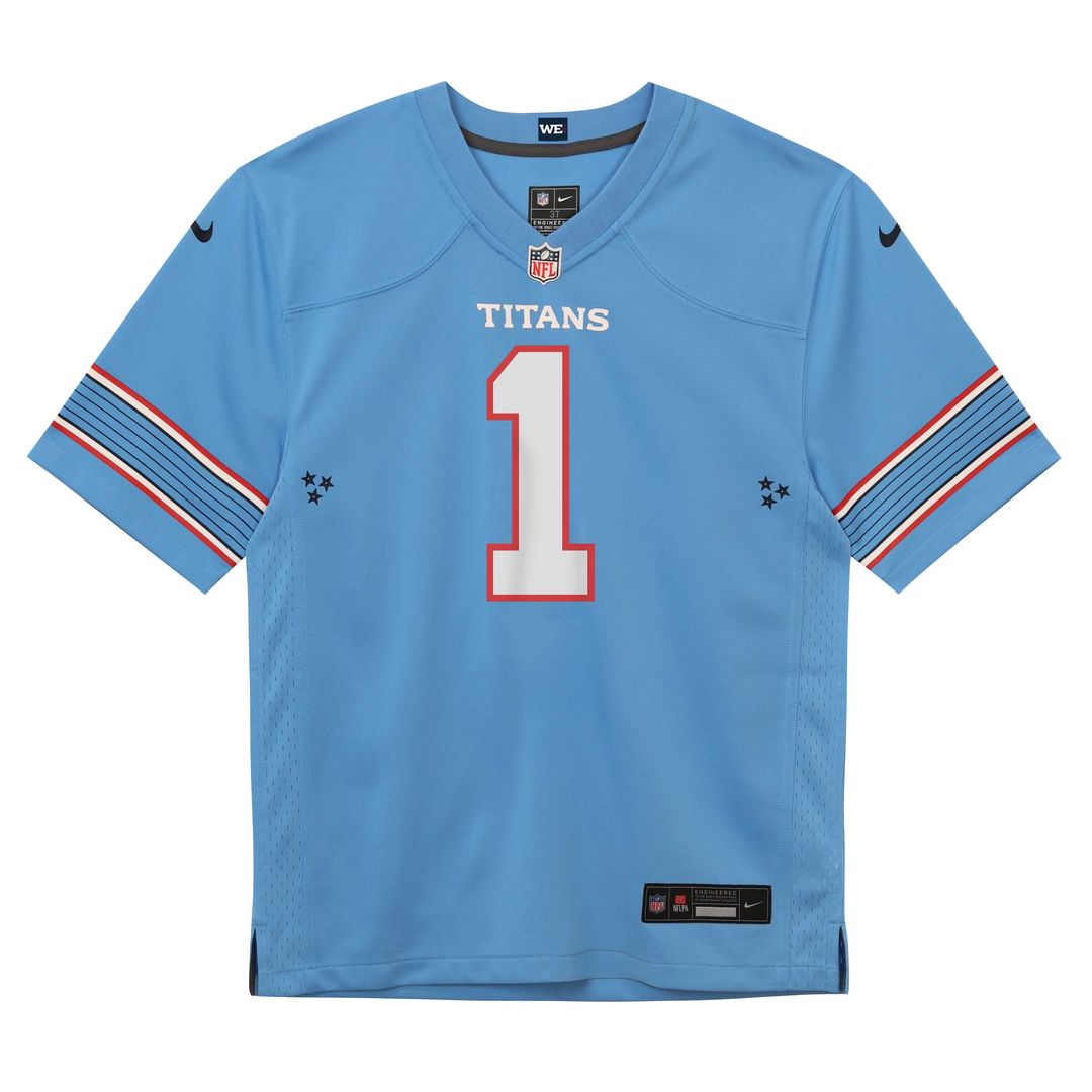 Cameron Ward Tennessee Titans Preschool Team Game Jersey - Light Blue
