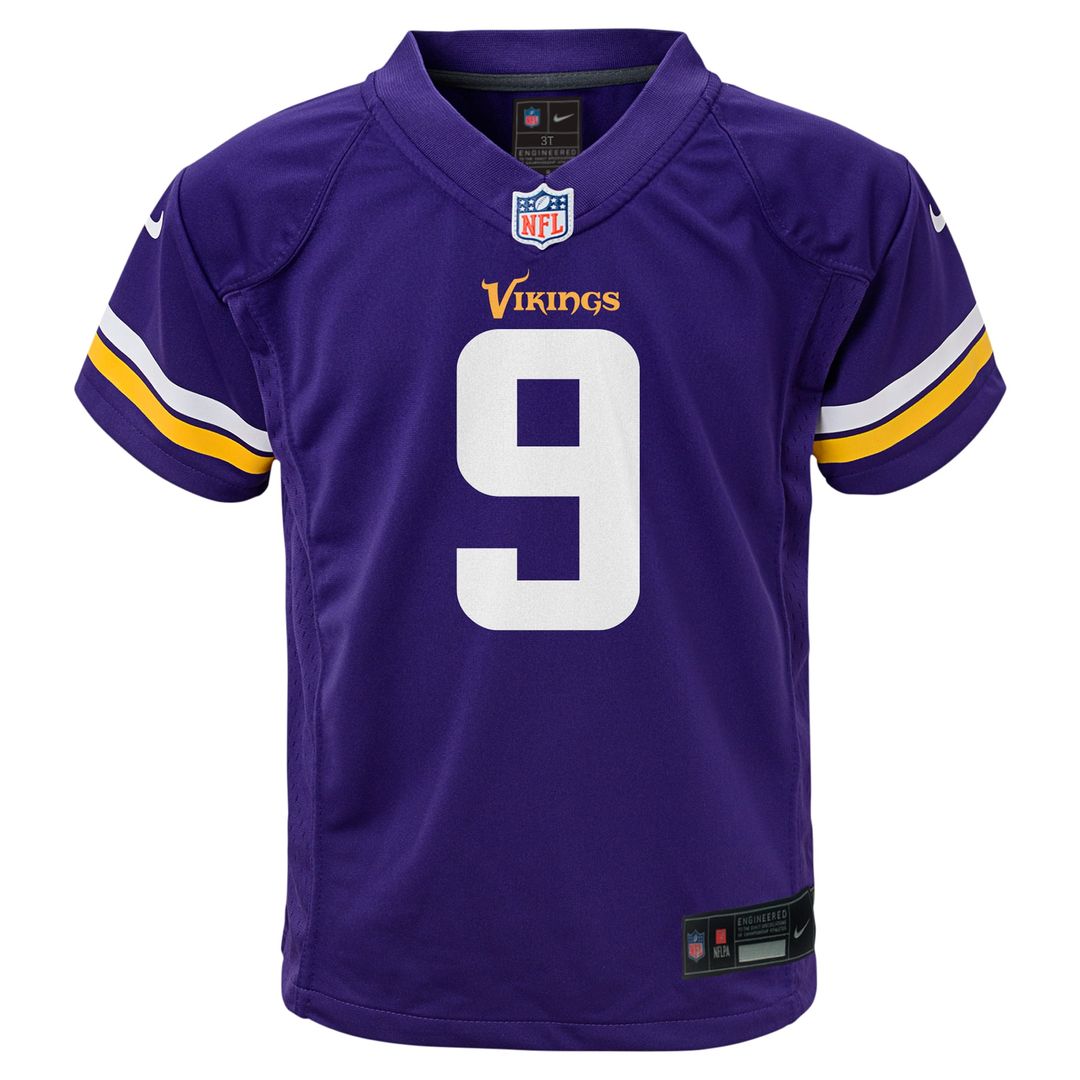 J.J. McCarthy Minnesota Vikings Infant Team Player Game Jersey - Purple
