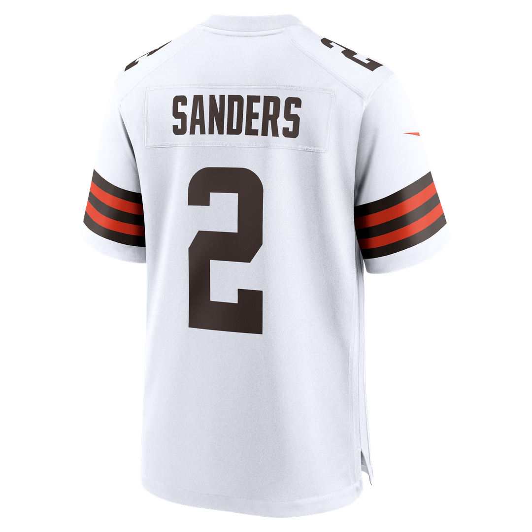 Shedeur Sanders Cleveland Browns Game Jersey - White