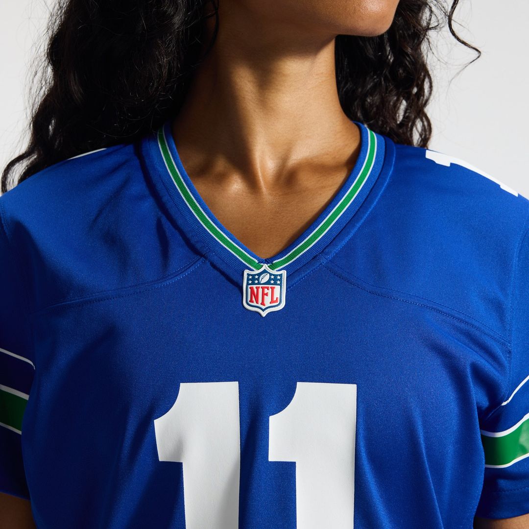 Jaxon Smith - Njigba Seattle Seahawks Women's Game Jersey - College Navy