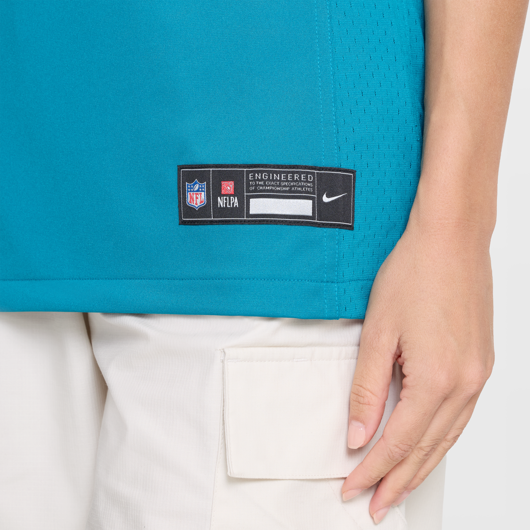 Carter Bradley Jacksonville Jaguars Women's Team Game Jersey - Teal