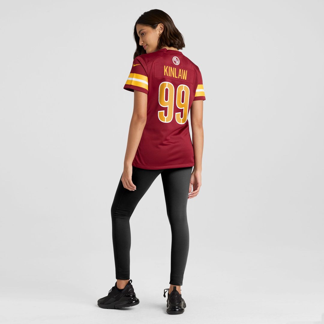 Javon Kinlaw Washington Commanders Women's Team Game Jersey - Burgundy